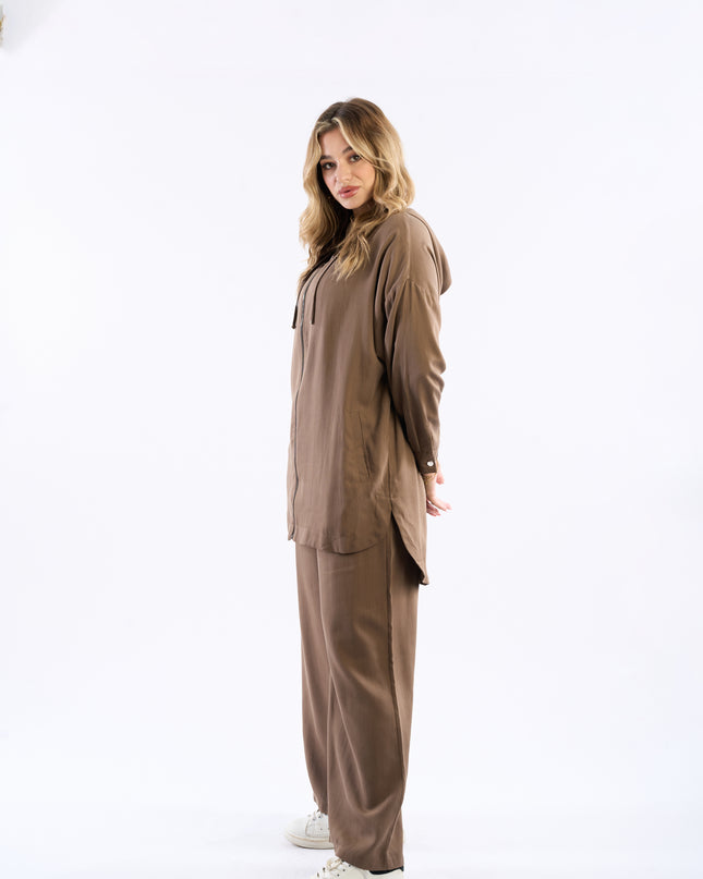Hooded tensel set