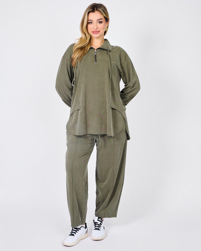 Tensel Set with Half Zipper