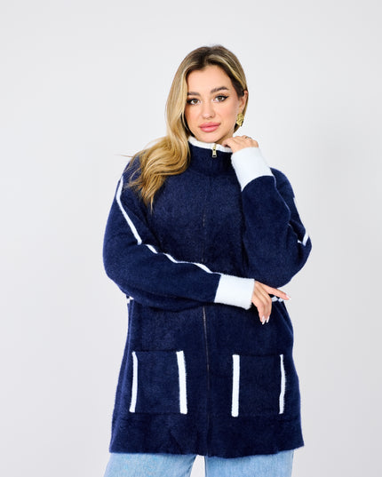 Wool Jacket with Zipper