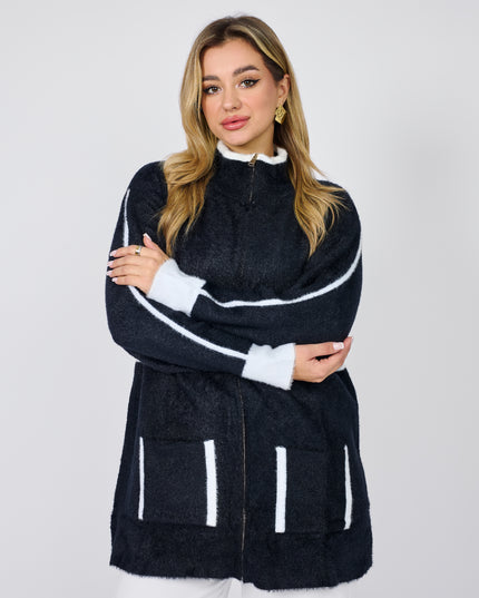 Wool Jacket with Zipper