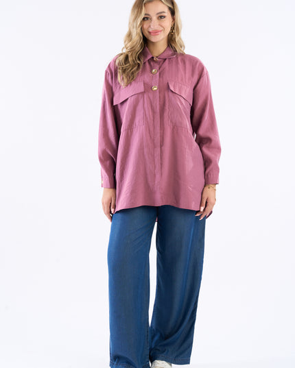 Golden buttons shirt