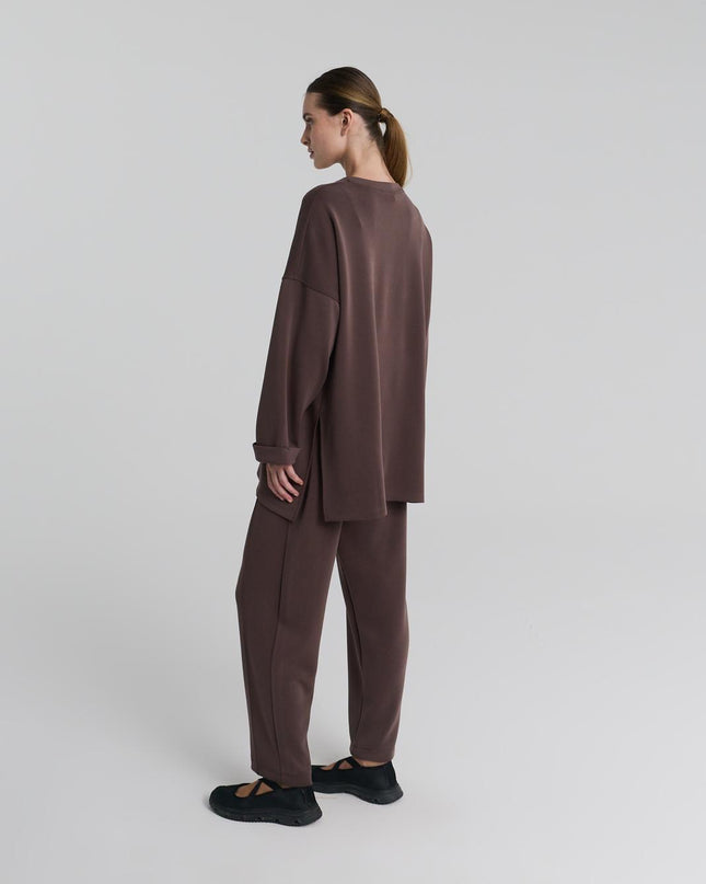 Modal blouse with belt