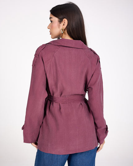 Short trench coat