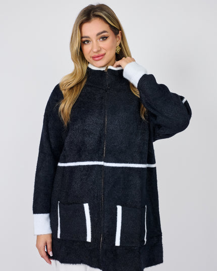 Wool Jacket with Zipper