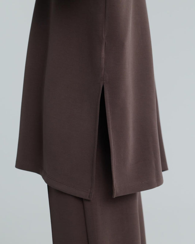 Modal blouse with belt