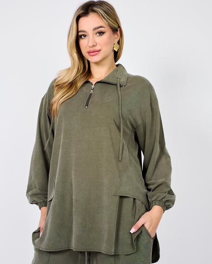 Tensel Set with Half Zipper