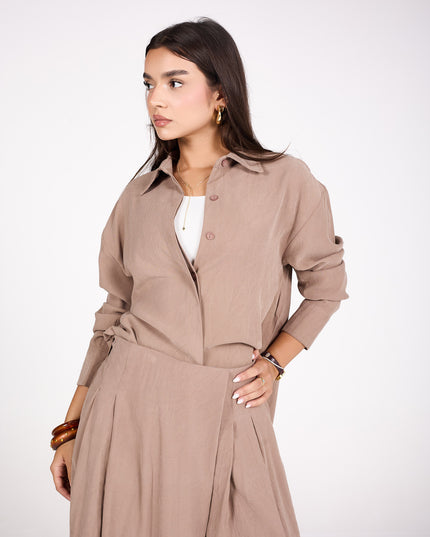 Pleated set