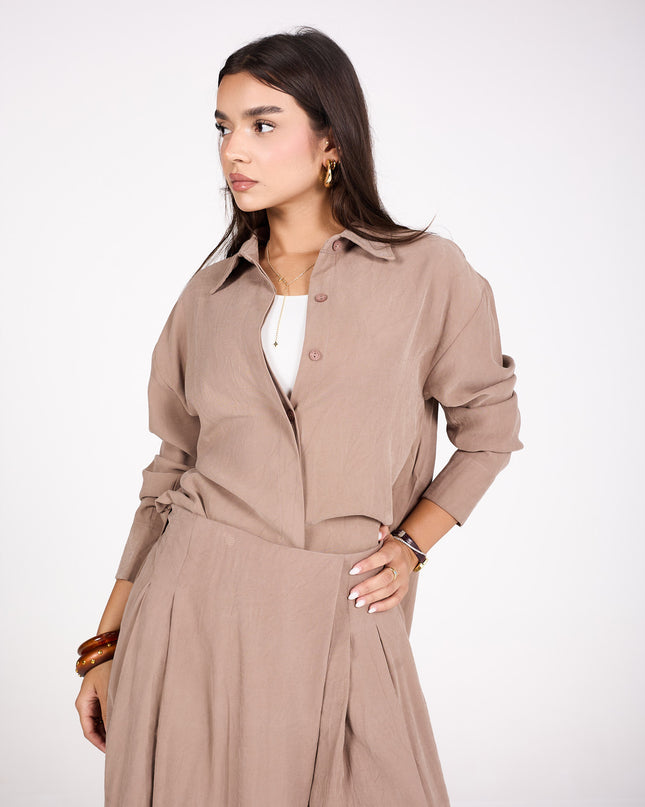 Pleated set