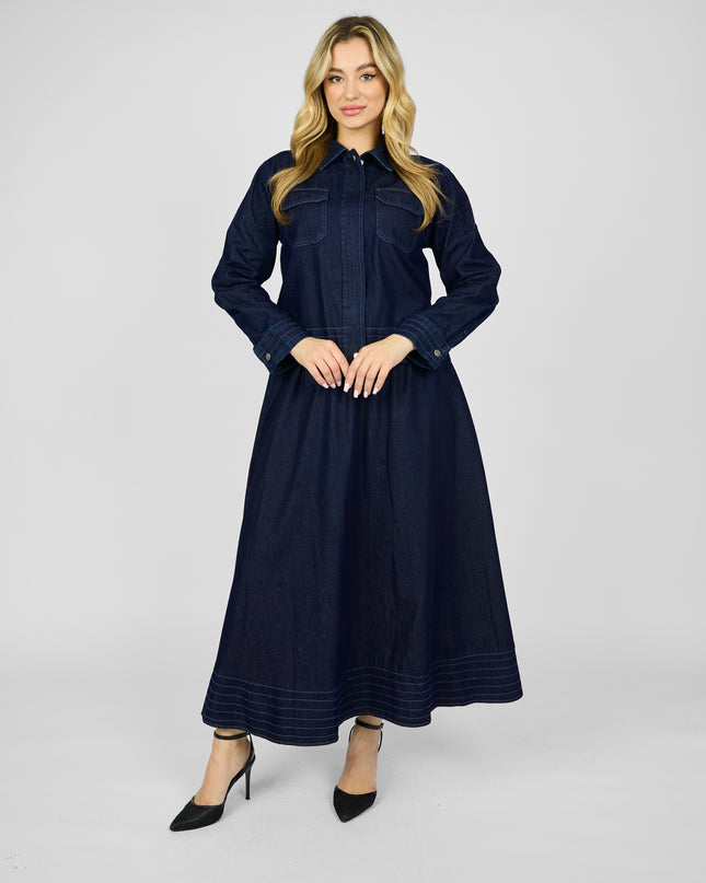 Denim skirt set