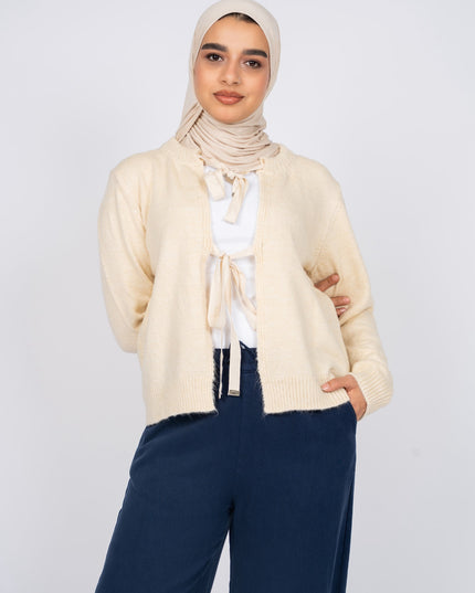 Ribbon cardigan