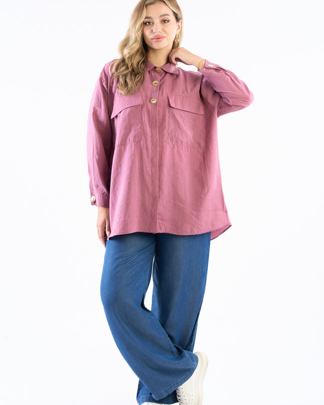 Golden buttons shirt