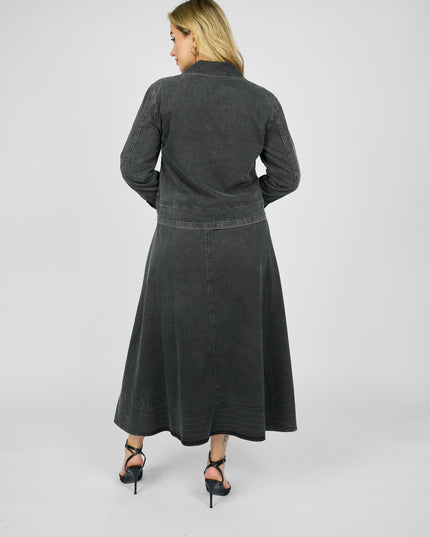 Denim skirt set