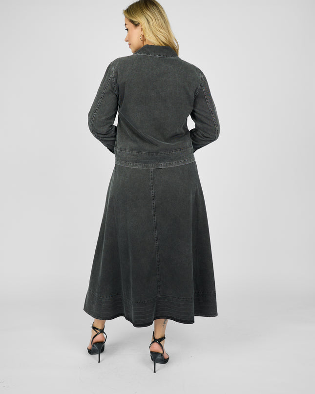 Denim skirt set