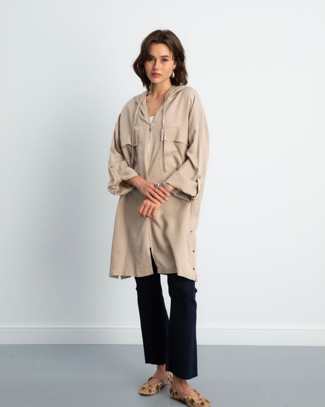 Buttoned Longline Shirt