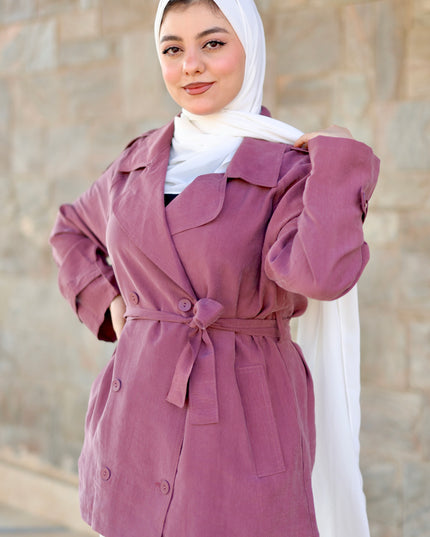 Short trench coat