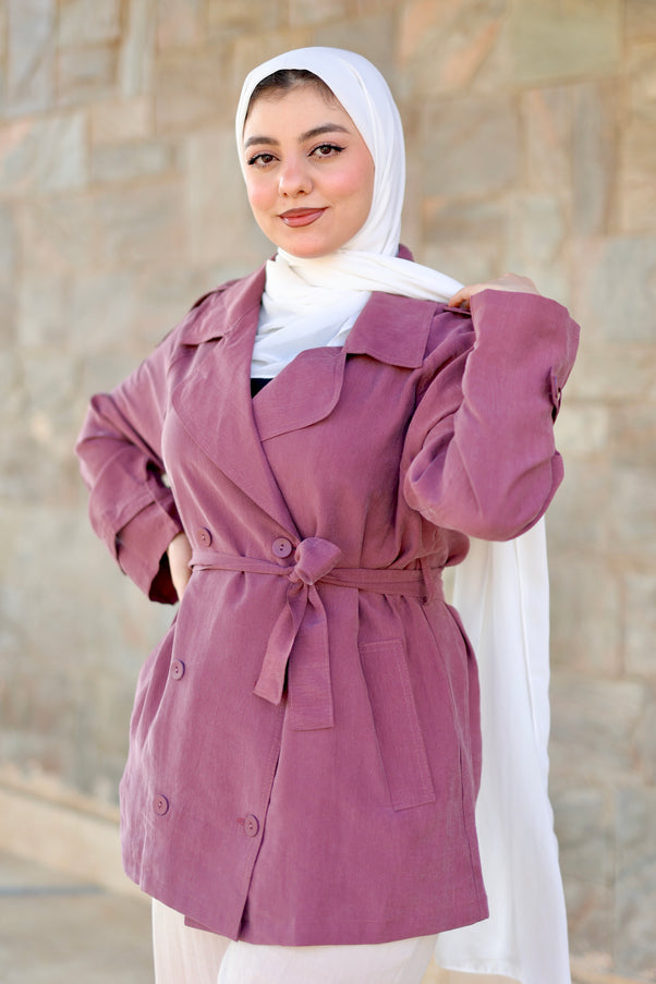 Short trench coat