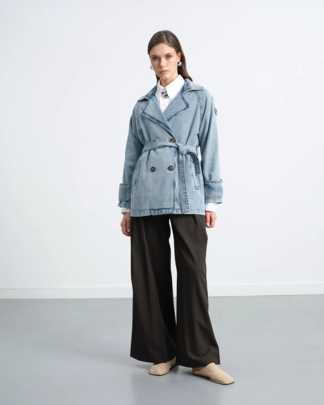 Double-Breasted Trench Coat