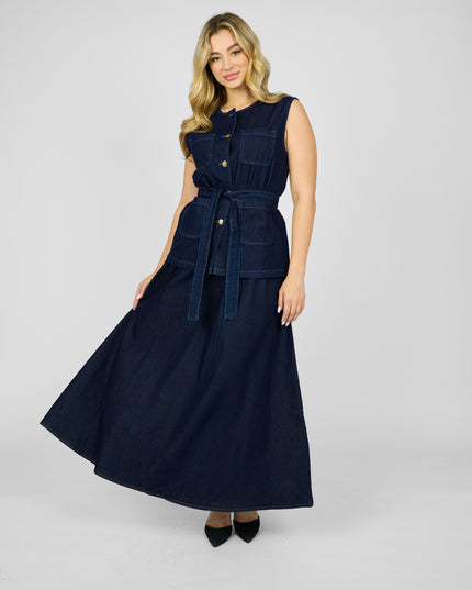 Vest skirt set