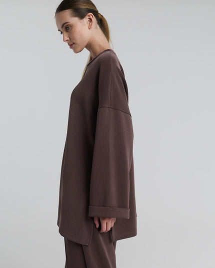 Modal blouse with belt