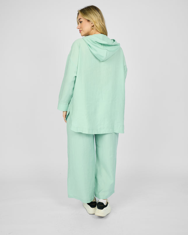 Hooded zippered set