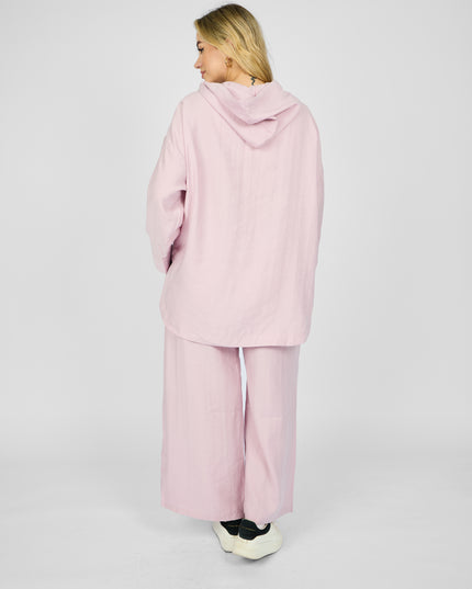 Hooded zippered set