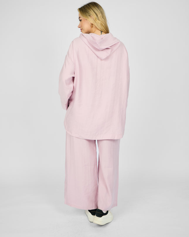 Hooded zippered set