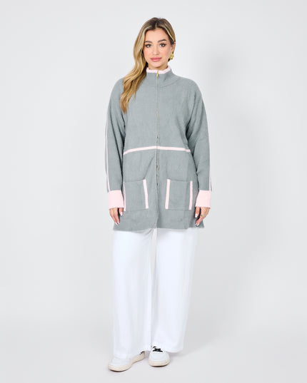 Wool Jacket with Zipper