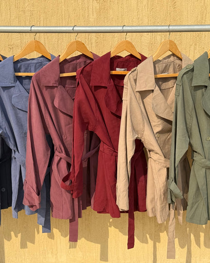 Short trench coat