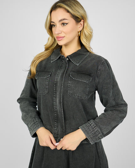 Denim skirt set