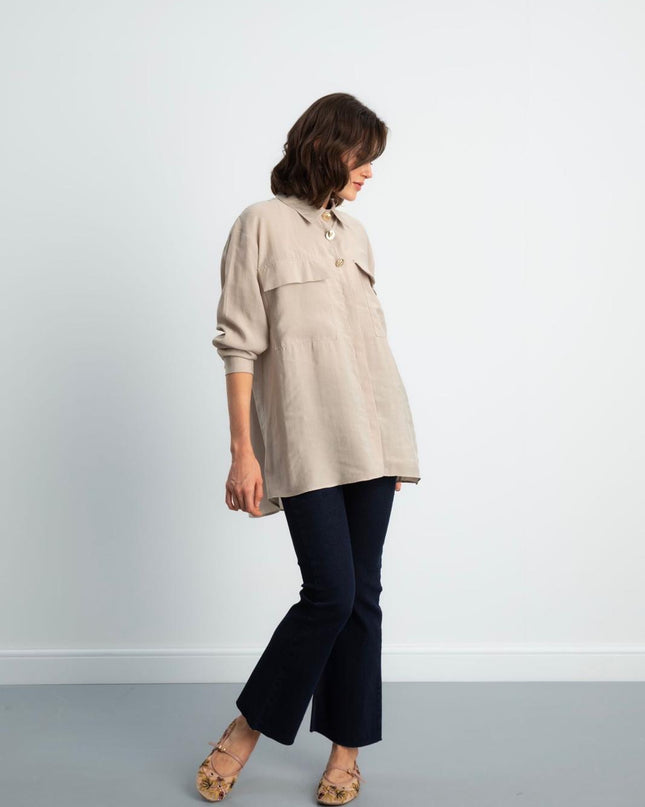 Golden buttons shirt