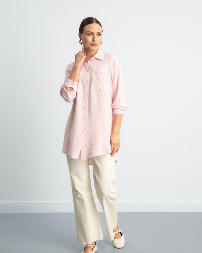 Plus Size Longline Shirt