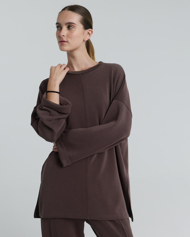 Modal blouse with belt