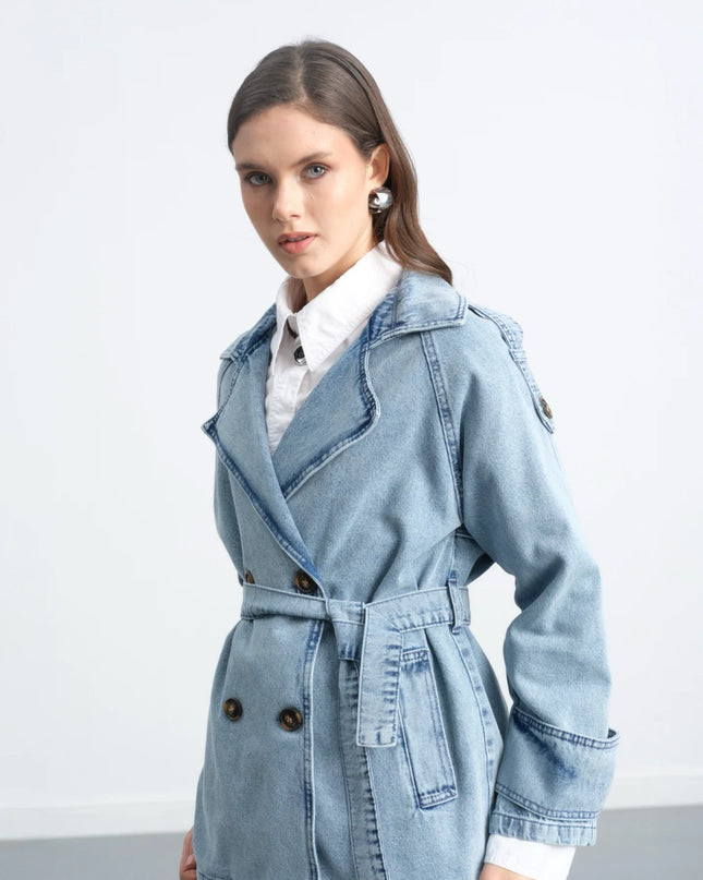 Double-Breasted Trench Coat