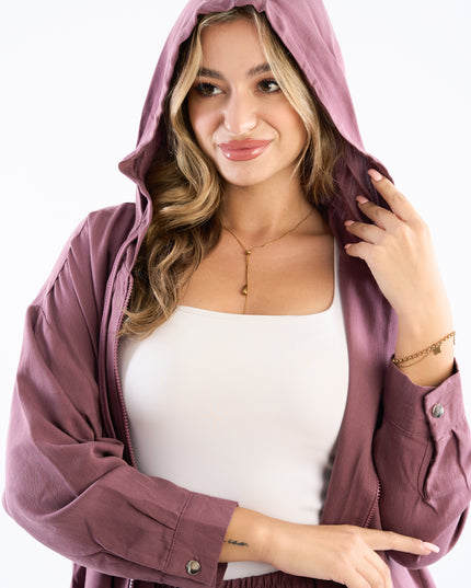 Hooded tensel set