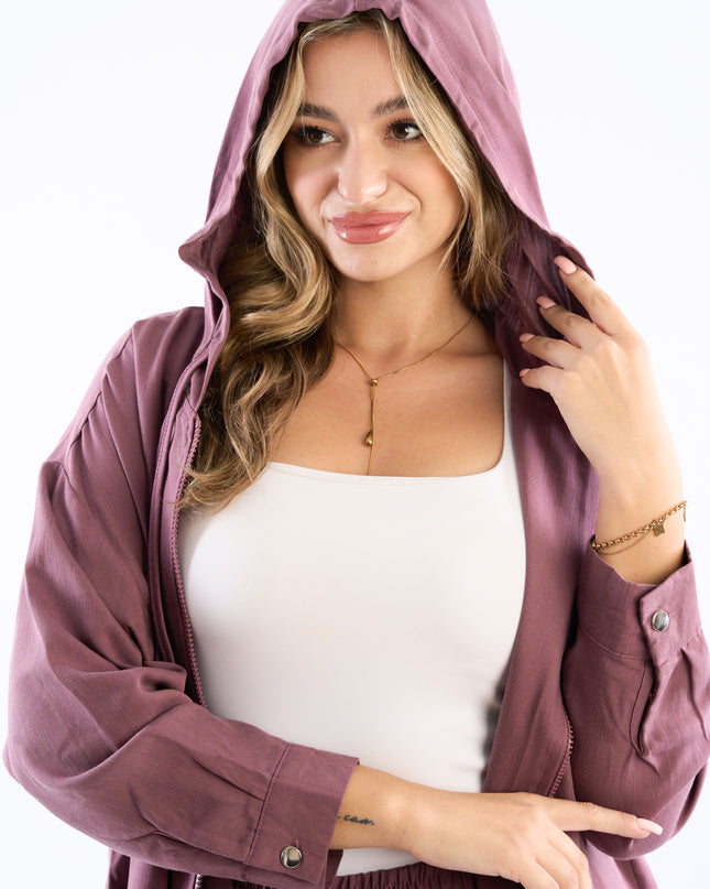 Hooded tensel set
