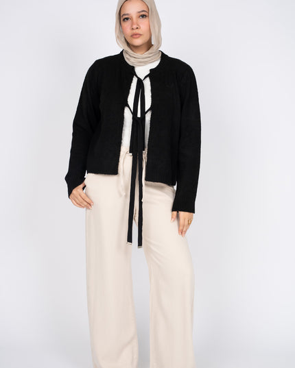 Ribbon cardigan