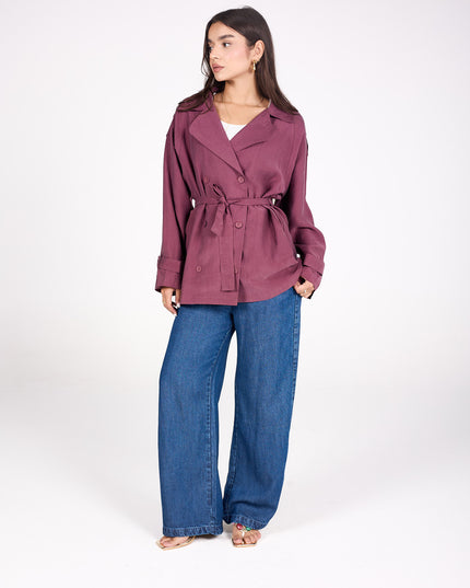 Short trench coat