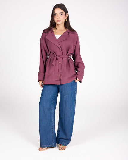 Short trench coat