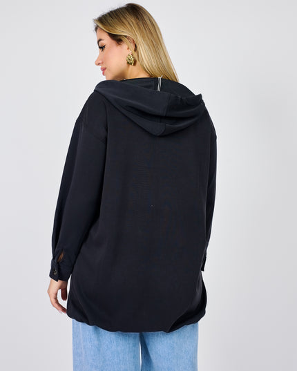 Modal hooded jacket