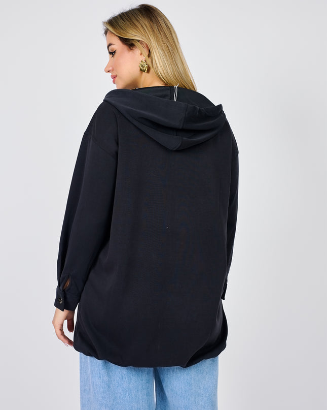 Modal hooded jacket