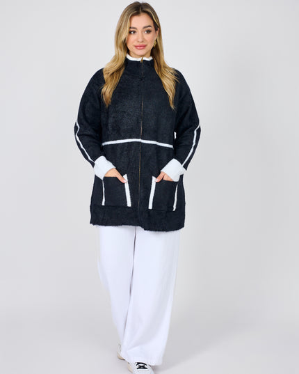 Wool Jacket with Zipper