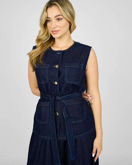 Vest skirt set