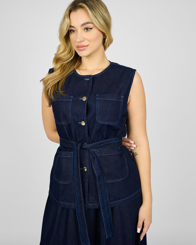 Vest skirt set
