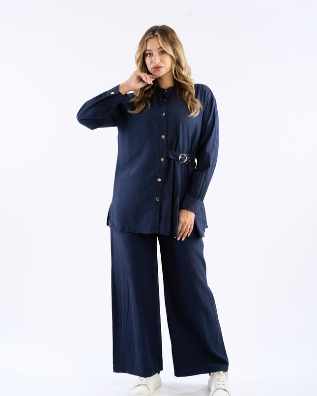 Crinkle set with belt