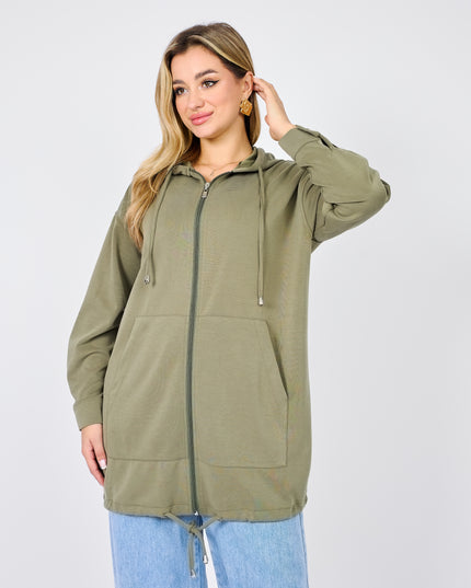 Modal hooded jacket