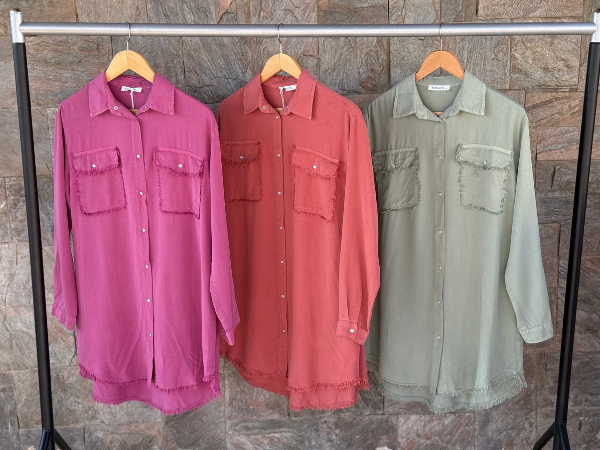 Double-pocket shirt