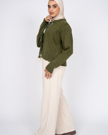 Ribbon cardigan