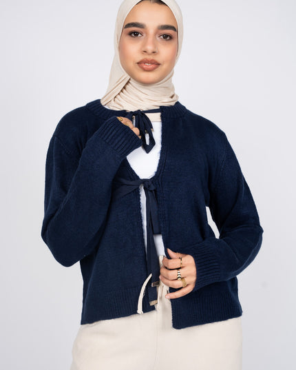 Ribbon cardigan