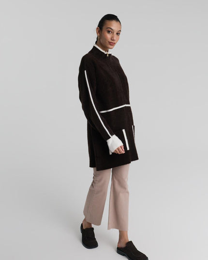 Wool Jacket with Zipper