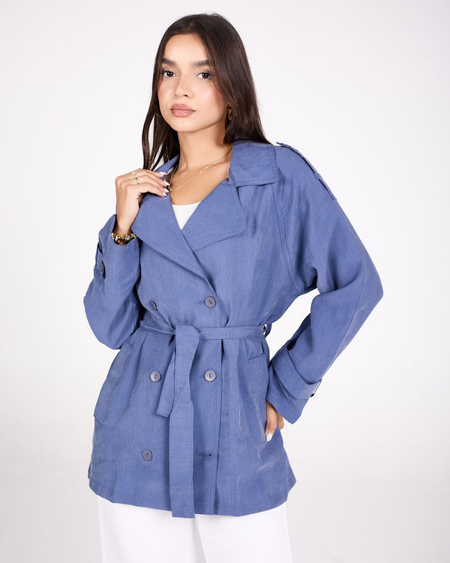 Short trench coat